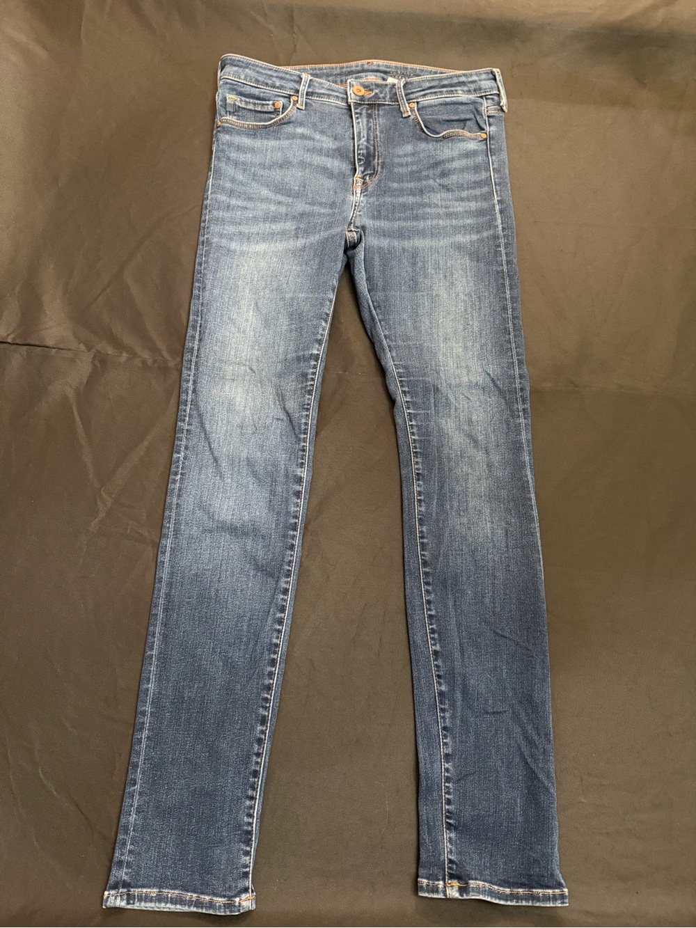 Skinny Jeans for Women in Medium Blue Wash